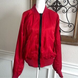 Fear of God FOG Red Bomber Jacket